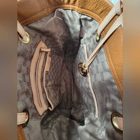 Michael Kors Brown Leather Tote Bag - Picture 8 of 16